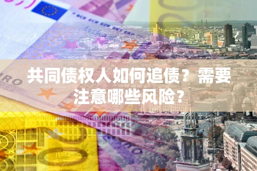 北京共同债权人如何追债？需要注意哪些风险？