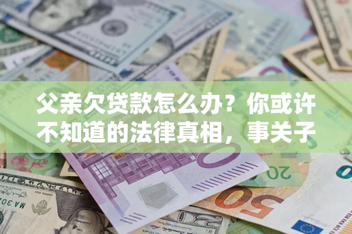 北京父亲欠贷款怎么办？你或许不知道的法律真相，事关子女未来