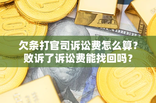 北京欠条打官司诉讼费怎么算？败诉了诉讼费能找回吗？