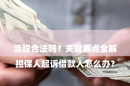 北京

担保人起诉借款人怎么办？流程合法吗？关键要点全解析
