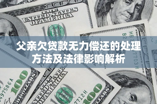 北京父亲欠贷款无力偿还的处理方法及法律影响解析